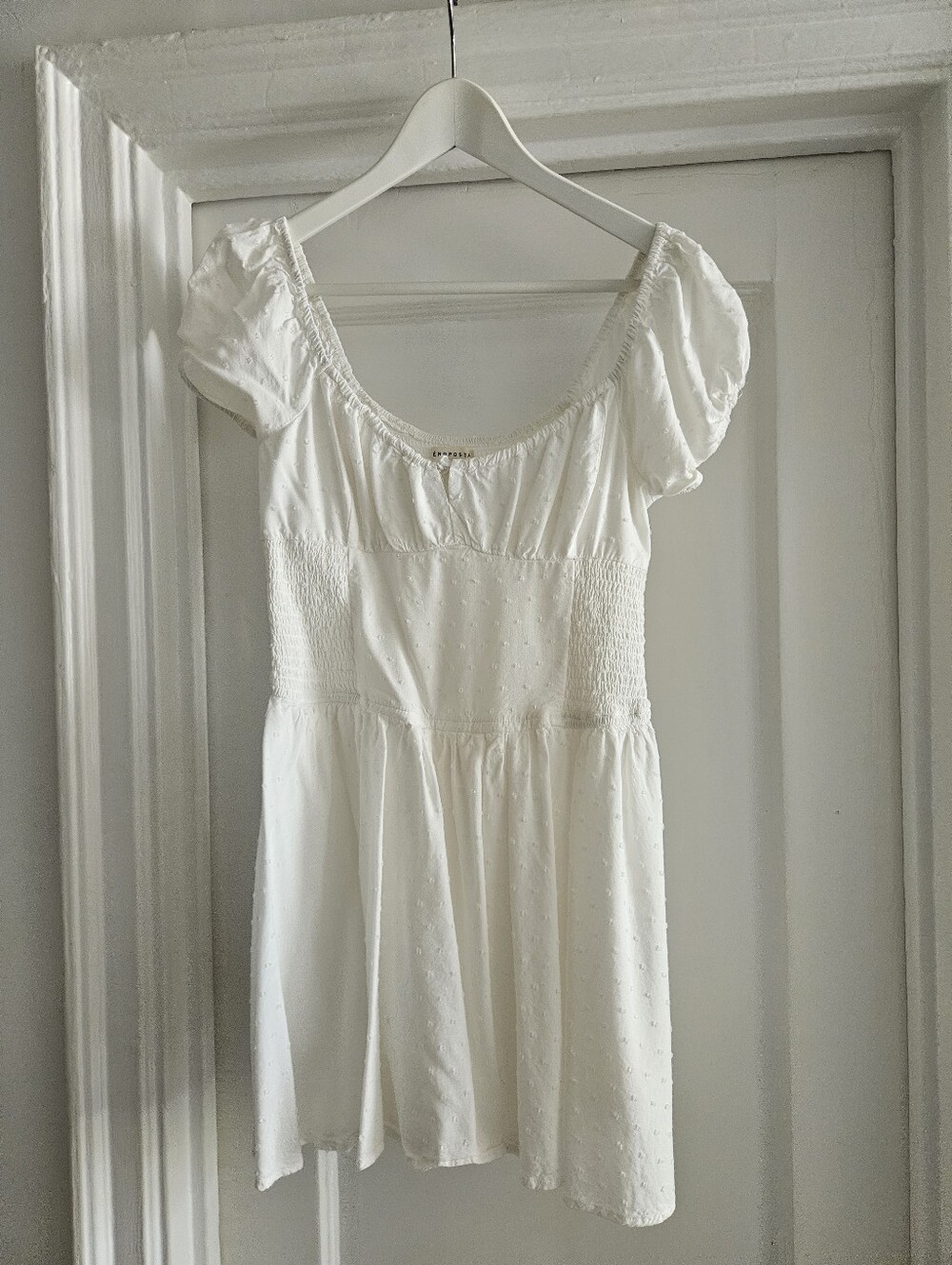 Aeropostale White Mini Dress With Built In Shorts